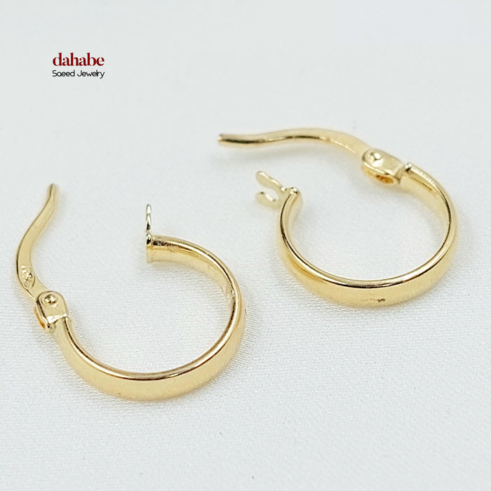 18K حلق ذبلة اطفال-مجوهرات الشيخ سعيد-Saeed Jewelry