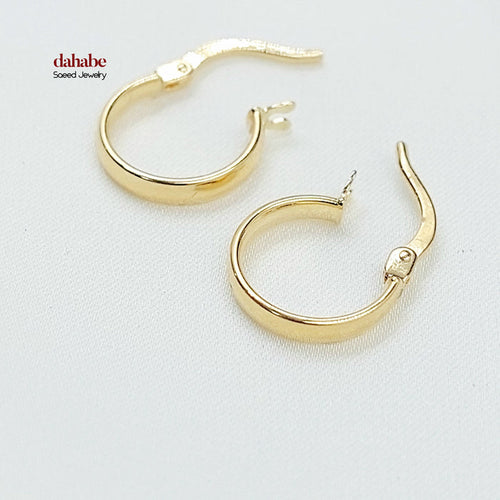 18K حلق ذبلة اطفال-مجوهرات الشيخ سعيد-Saeed Jewelry