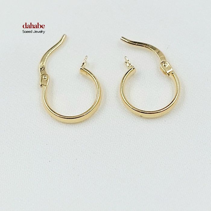 18K حلق ذبلة اطفال-مجوهرات الشيخ سعيد-Saeed Jewelry
