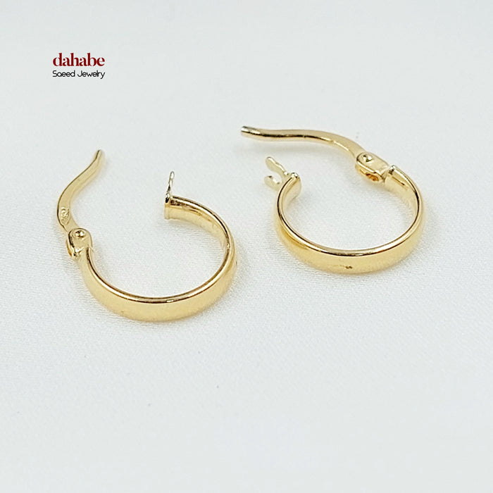 18K حلق ذبلة اطفال-مجوهرات الشيخ سعيد-Saeed Jewelry