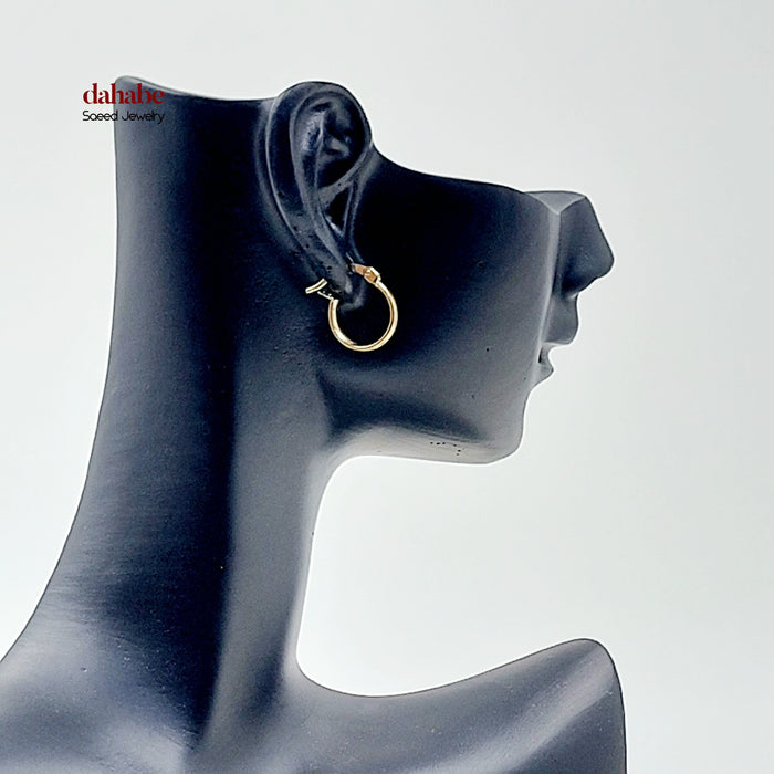 18K حلق ذبلة اطفال-مجوهرات الشيخ سعيد-Saeed Jewelry