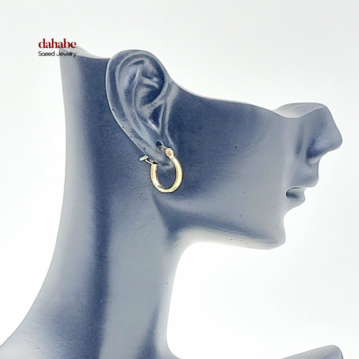 18K حلق ذبلة اطفال-مجوهرات الشيخ سعيد-Saeed Jewelry