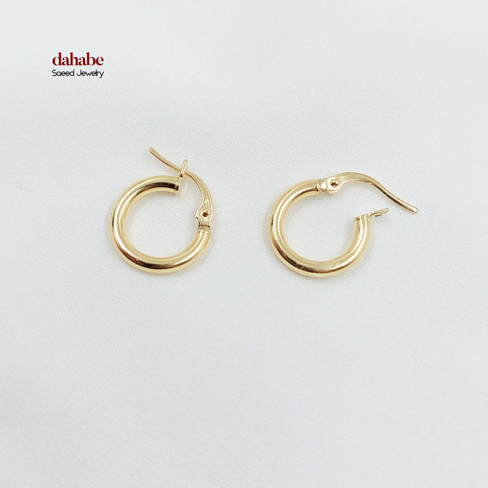 18K حلق ذبلة اطفال-مجوهرات الشيخ سعيد-Saeed Jewelry