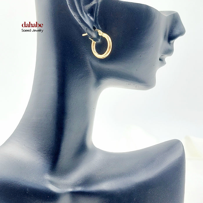 18K حلق ذبلة اطفال-مجوهرات الشيخ سعيد-Saeed Jewelry