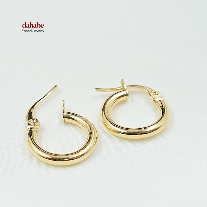 18K حلق ذبلة اطفال-مجوهرات الشيخ سعيد-Saeed Jewelry
