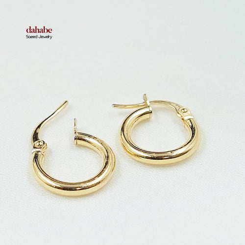 18K حلق ذبلة اطفال-مجوهرات الشيخ سعيد-Saeed Jewelry