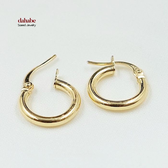 18K حلق ذبلة اطفال-مجوهرات الشيخ سعيد-Saeed Jewelry