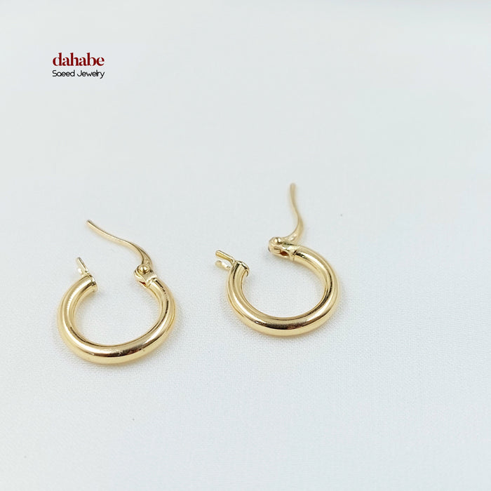 18K حلق ذبلة اطفال-مجوهرات الشيخ سعيد-Saeed Jewelry