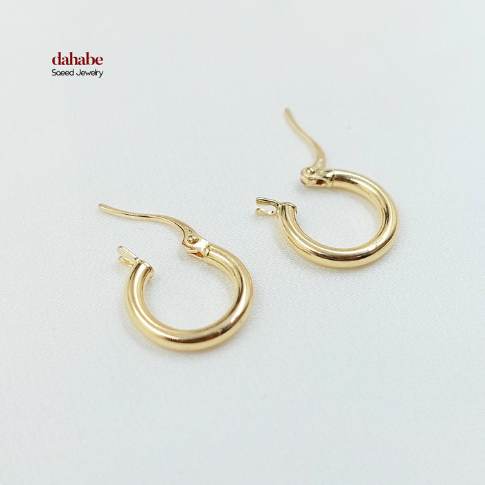 18K حلق ذبلة اطفال-مجوهرات الشيخ سعيد-Saeed Jewelry