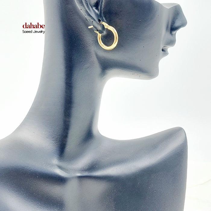 18K حلق ذبلة اطفال-مجوهرات الشيخ سعيد-Saeed Jewelry