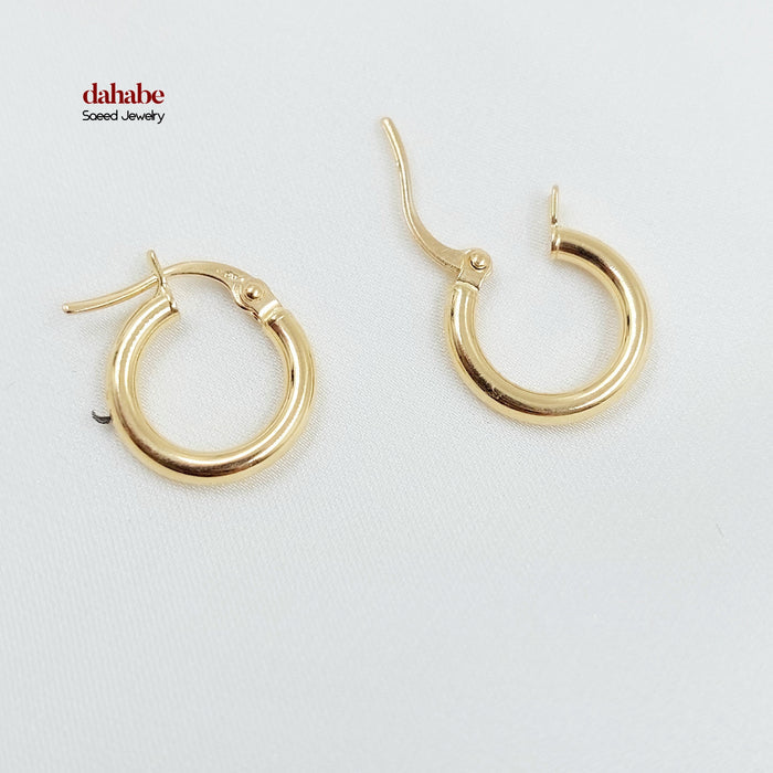 18K حلق ذبلة اطفال-مجوهرات الشيخ سعيد-Saeed Jewelry