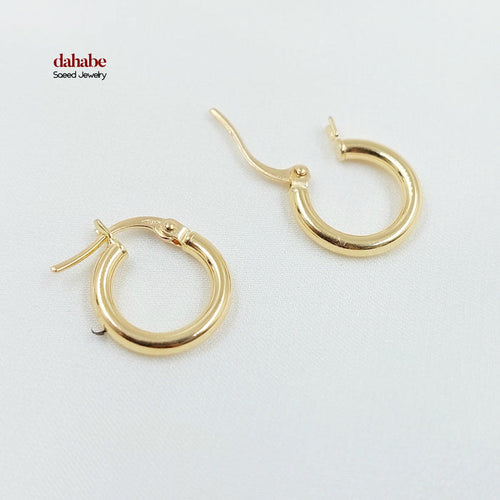18K حلق ذبلة اطفال-مجوهرات الشيخ سعيد-Saeed Jewelry