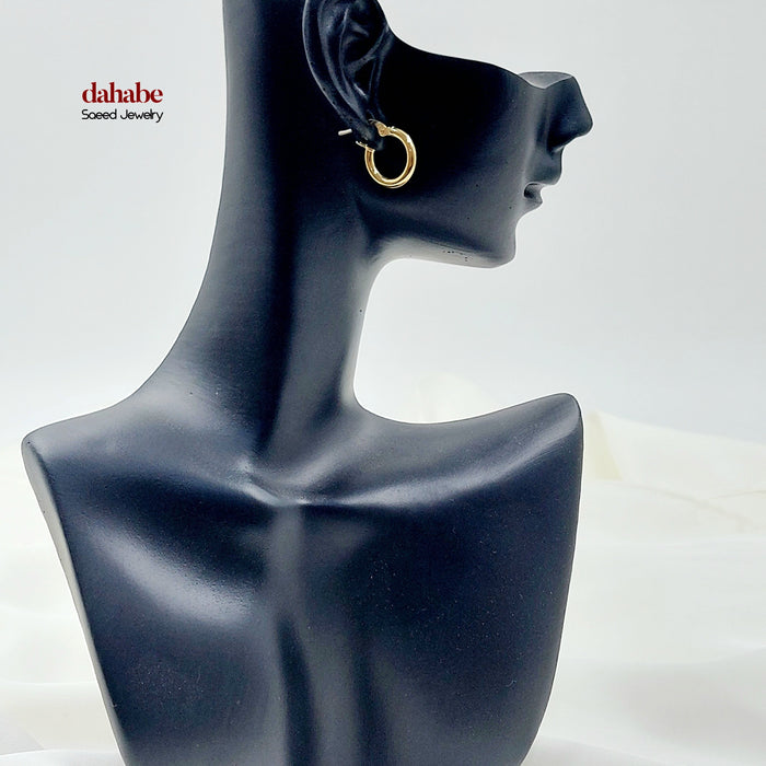 18K حلق ذبلة اطفال-مجوهرات الشيخ سعيد-Saeed Jewelry