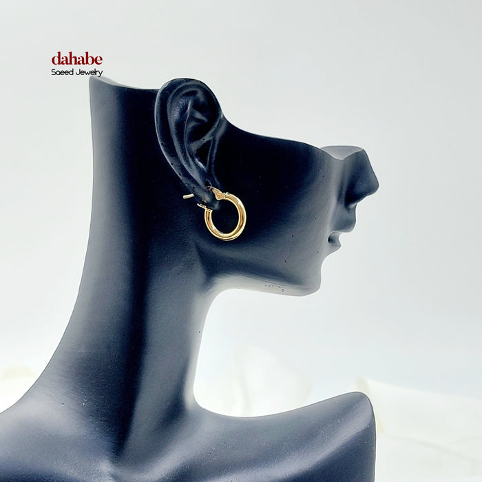 18K حلق ذبلة اطفال-مجوهرات الشيخ سعيد-Saeed Jewelry