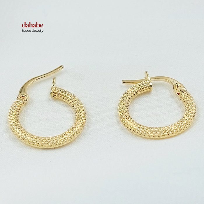 18K حلق ذبلة اكسترا-مجوهرات الشيخ سعيد-Saeed Jewelry