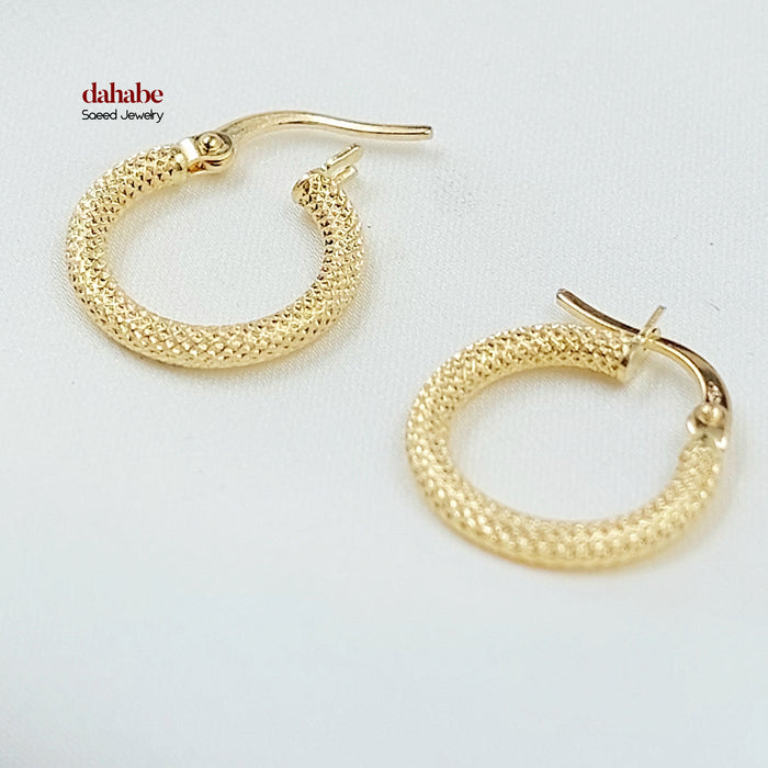 18K حلق ذبلة اكسترا-مجوهرات الشيخ سعيد-Saeed Jewelry