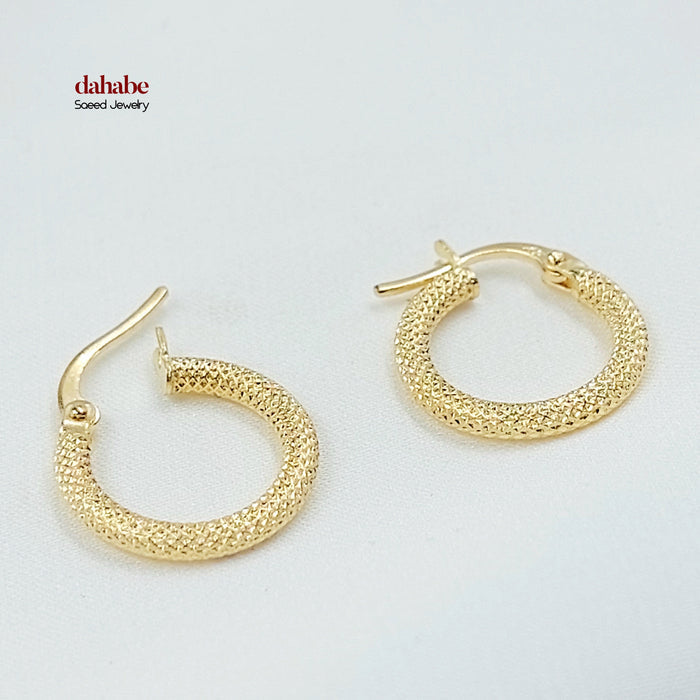 18K حلق ذبلة اكسترا-مجوهرات الشيخ سعيد-Saeed Jewelry
