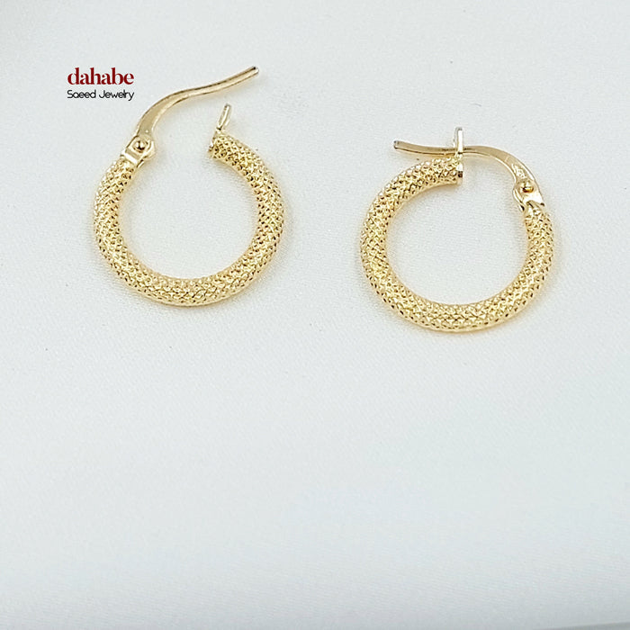 18K حلق ذبلة اكسترا-مجوهرات الشيخ سعيد-Saeed Jewelry