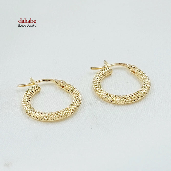 18K حلق ذبلة اكسترا-مجوهرات الشيخ سعيد-Saeed Jewelry