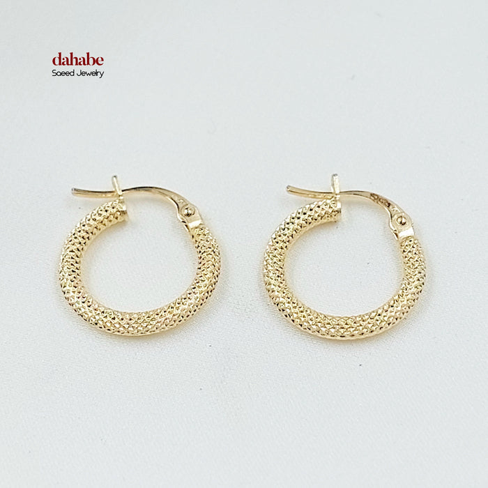 18K حلق ذبلة اكسترا-مجوهرات الشيخ سعيد-Saeed Jewelry