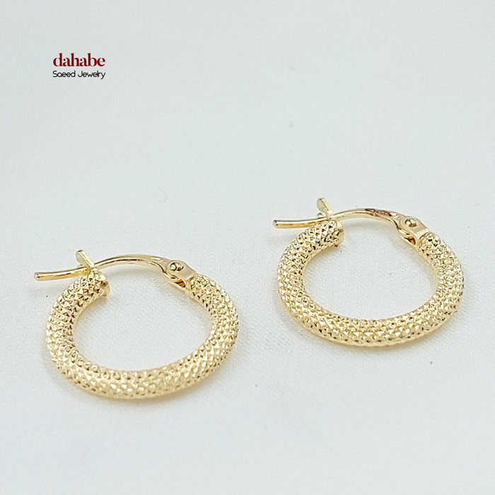 18K حلق ذبلة اكسترا-مجوهرات الشيخ سعيد-Saeed Jewelry