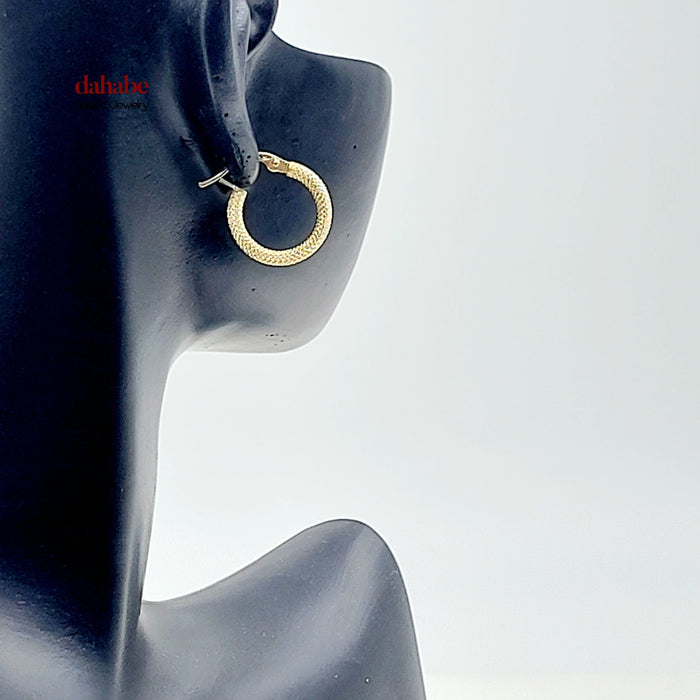 18K حلق ذبلة اكسترا-مجوهرات الشيخ سعيد-Saeed Jewelry