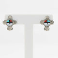 1960s Zuni Sunface Clip Earrings