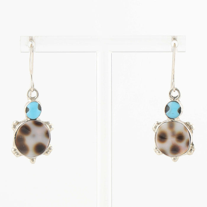 1980s Zuni Turtle Earrings