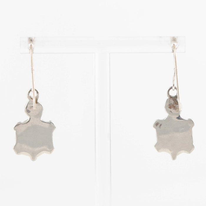 1980s Zuni Turtle Earrings