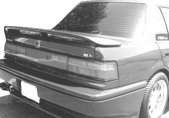 1988-1991 Honda Civic 4 doors FRP Primer Spoiler-1