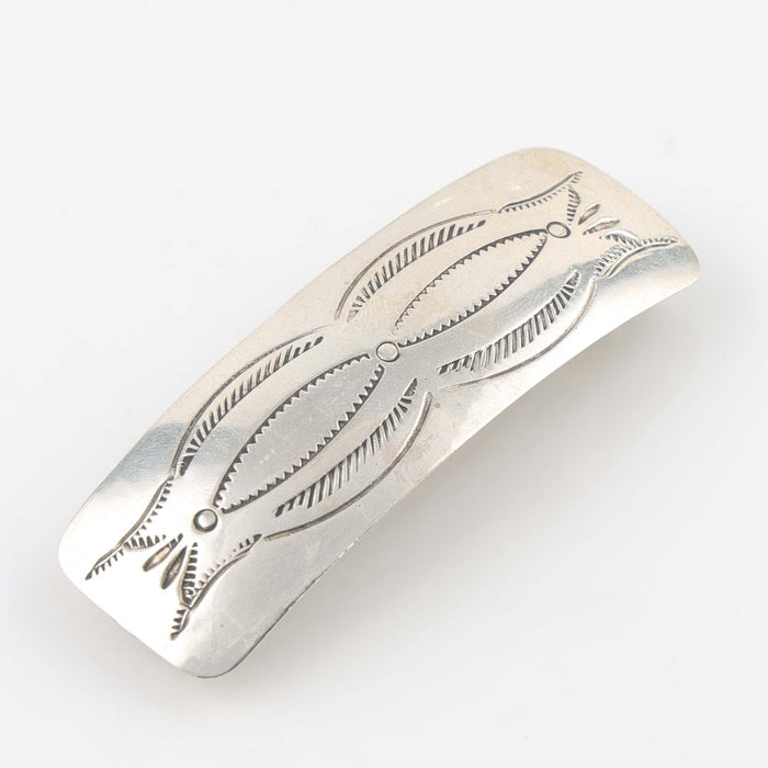 1990s Silver Hair Barrette