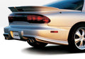1993-1997 Pontiac Firebird W-Typ POLYURETHANE Black Rear Lip-1