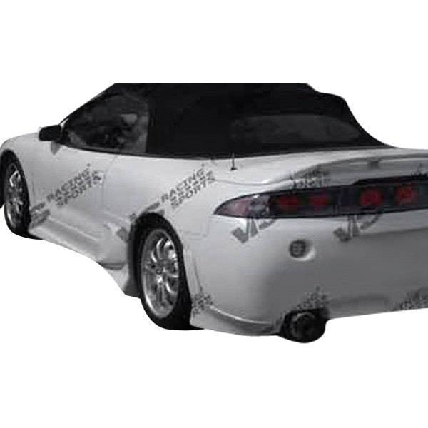 1995-1999 Mitsubishi Eclipse 2 doors INVADER Style FRP Primer Rear Lip-1