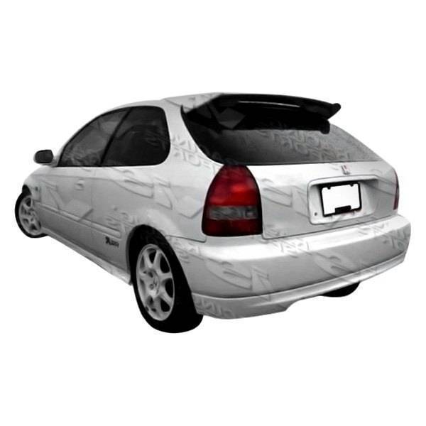 1996-1998 Honda Civic 2 doors 4 doors Type R Style FRP Primer Rear Lip-1