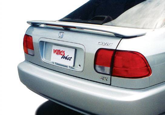 1996-2000 Honda Civic 4 doors FRP Primer Spoiler-1