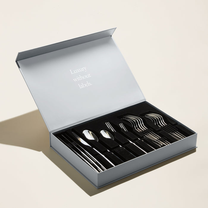 20-Piece Stainless Steel Cutlery Set │Silver or Gold