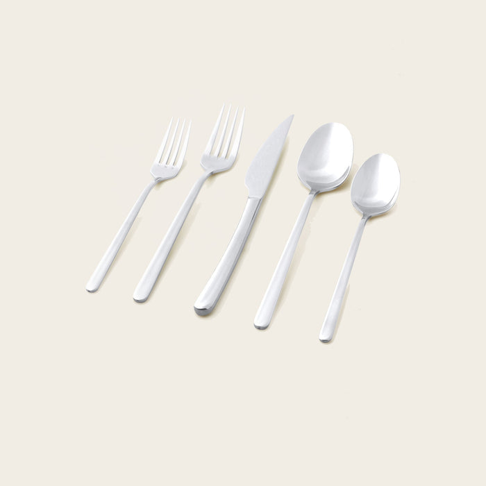 20-Piece Stainless Steel Cutlery Set │Silver or Gold