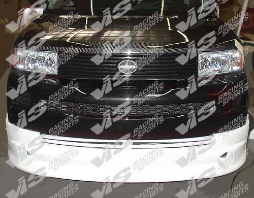 2004-2007 Scion XB 4 doors INVADER Style FRP Primer Front Lip-2
