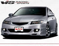 2006-2008 Acura TSX 4 doors TECHNO R Style FRP Primer Front Lip-1