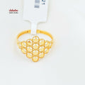 Beehive Ring Made of 21K Gold by Saeed Jewelry