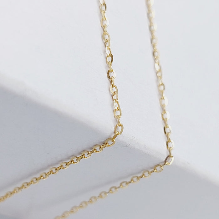 18K Gold 45cm Zarad Chain by Saeed Jewelry - Image 3