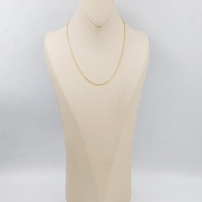 21K Gold 45cm Zarad Chain by Saeed Jewelry - Image 6
