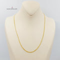 21K 50cm Thin Chain Made of 21K Yellow Gold by Saeed Jewelry-26646