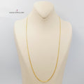 21K 60cm Thin Chain Made of 21K Yellow Gold by Saeed Jewelry-26639
