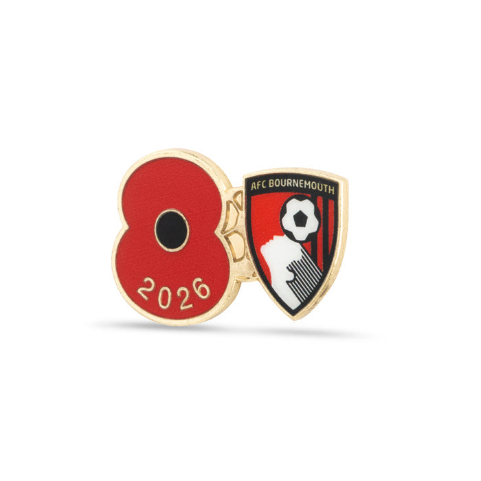 AFC Bournemouth Poppy Football Pin 2026