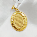 Al-Kursi Vrse Pendant Made Of 21K Yellow Gold by Saeed Jewelry-27790