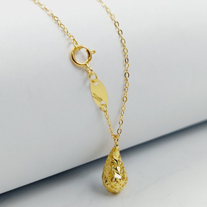 18K عقد لوزة-مجوهرات الشيخ سعيد-Saeed Jewelry