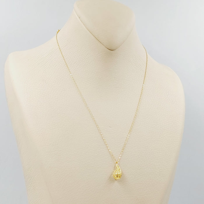 18K عقد لوزة-مجوهرات الشيخ سعيد-Saeed Jewelry