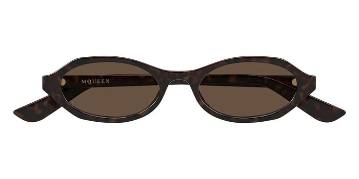 Alexander McQueen AM0559S #colour_havana/brown