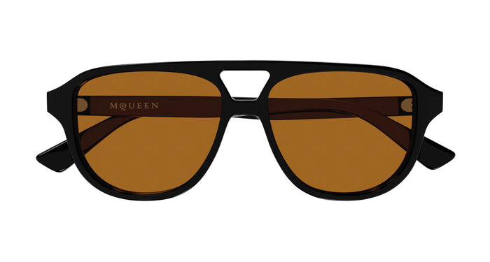 Alexander McQueen AM0573S#colour_black/brown